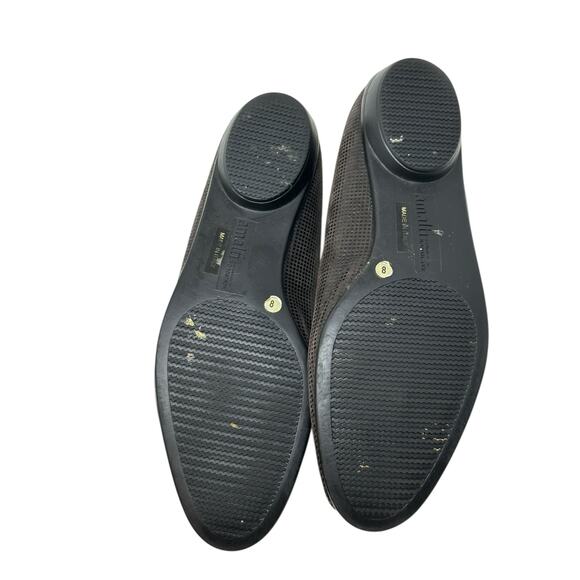 Amalfi brown waffled suede peep toes shoes size 8 - Picture 11 of 15